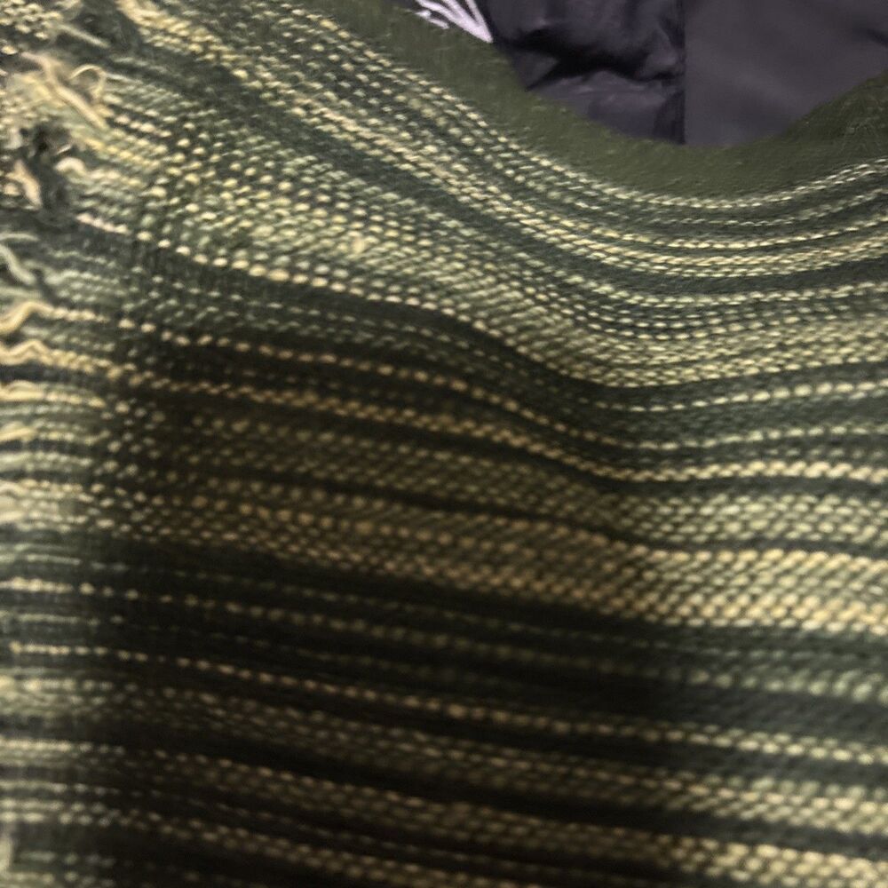 Weaves And Blends Cashmere Scarf From Nepal 100% Cashmere Greens